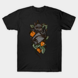 Strawberry Bat - Orange T-Shirt